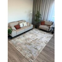 Ковер для жилой комнаты Radjab Carpet Бьянка прямоугольник D056A 7613RK-b 2x2.9 (cream shirink/vizon fdy) - Превью изображения №4 — Интернет-магазин ПроЗаказ