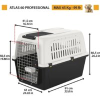 Переноска Ferplast Atlas Classic 50 73050021 (серый/черный) - Превью изображения №13 — Интернет-магазин ПроЗаказ