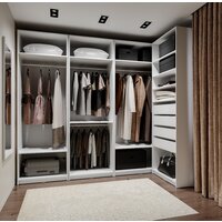 Шкаф распашной Mio Tesoro Макс 2 двери 2.06.01.030.1 (белый) - Превью изображения №6 — Интернет-магазин ПроЗаказ