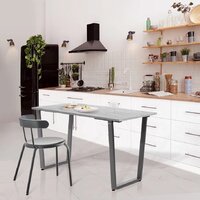 Обеденная группа Millwood Уэльс Л18 120x70х75 (бетон/графит) - Превью изображения №7 — Интернет-магазин ПроЗаказ