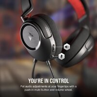 Наушники Corsair HS35 v2 (черный/красный) - Превью изображения №7 — Интернет-магазин ПроЗаказ
