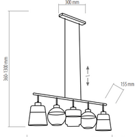 Подвесная люстра TK Lighting Amber 2382 - Превью изображения №2 — Интернет-магазин ПроЗаказ