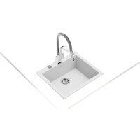 Кухонная мойка TEKA ForSquare 50.40 TG (арктический белый) - Превью изображения №2 — Интернет-магазин ПроЗаказ