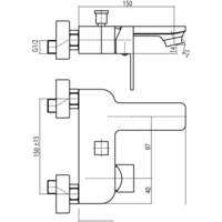 Смеситель Valvex Loft Gold 2455810 - Превью изображения №2 — Интернет-магазин ПроЗаказ