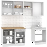 Готовая кухня Mio Tesoro Экстра-лайт 2.2 (ателье светлый/дуб бунратти) - Превью изображения №2 — Интернет-магазин ПроЗаказ