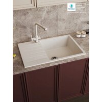 Кухонная мойка Polygran Deka 780 (белый хлопок) - Превью изображения №5 — Интернет-магазин ПроЗаказ