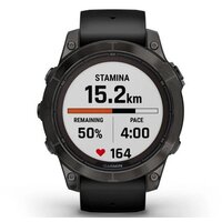 Умные часы Garmin Fenix 7 Pro Sapphire Solar (карбоново-серый титан/черный) - Превью изображения №9 — Интернет-магазин ПроЗаказ