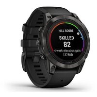 Умные часы Garmin Fenix 7 Pro Sapphire Solar (карбоново-серый титан/черный) - Превью изображения №3 — Интернет-магазин ПроЗаказ