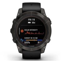 Умные часы Garmin Fenix 7 Pro Sapphire Solar (карбоново-серый титан/черный) - Превью изображения №2 — Интернет-магазин ПроЗаказ