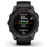 Умные часы Garmin Fenix 7 Pro Sapphire Solar (карбоново-серый титан/черный) - Превью изображения №5 — Интернет-магазин ПроЗаказ