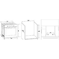 Электрический духовой шкаф Schaub Lorenz SLB EW6313 - Превью изображения №2 — Интернет-магазин ПроЗаказ