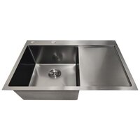 Кухонная мойка Stellar Decor S6550NB-L-D (нано черный) - Превью изображения №9 — Интернет-магазин ПроЗаказ