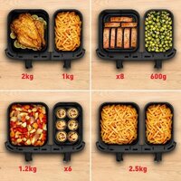 Аэрогриль (аэрофритюрница) Tefal Dual Easy Fry EY942AE0 - Превью изображения №7 — Интернет-магазин ПроЗаказ