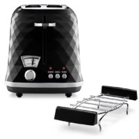 Тостер DeLonghi Brillante CTJ 2103.BK - Превью изображения №3 — Интернет-магазин ПроЗаказ