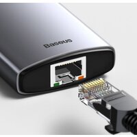 Док-станция Baseus Metal Gleam Series 8-in-1 Multifunctional Type-C HUB Docking Station CAHUB-CV0G - Превью изображения №14 — Интернет-магазин ПроЗаказ