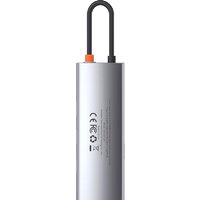 Док-станция Baseus Metal Gleam Series 8-in-1 Multifunctional Type-C HUB Docking Station CAHUB-CV0G - Превью изображения №5 — Интернет-магазин ПроЗаказ