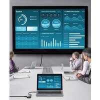 Док-станция Baseus Metal Gleam Series 8-in-1 Multifunctional Type-C HUB Docking Station CAHUB-CV0G - Превью изображения №11 — Интернет-магазин ПроЗаказ