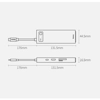 Док-станция Baseus Metal Gleam Series 8-in-1 Multifunctional Type-C HUB Docking Station CAHUB-CV0G - Превью изображения №19 — Интернет-магазин ПроЗаказ