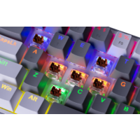 Клавиатура Redragon Fizz (серый/белый) - Превью изображения №2 — Интернет-магазин ПроЗаказ