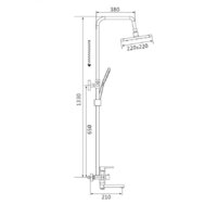 Душевая система  Shevanik S9936 - Превью изображения №2 — Интернет-магазин ПроЗаказ