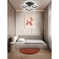 Припотолочная люстра Aitin Pro B5106/2+2 (черный) - Превью изображения №2 — Интернет-магазин ПроЗаказ