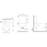 Унитаз напольный AM.PM Sunny Aquaspin C85C8601SC - Превью изображения №10 — Интернет-магазин ПроЗаказ