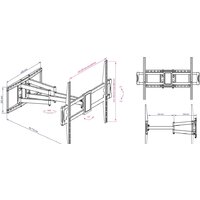 Кронштейн для телевизора Kromax ATLANTIS-75 (черный) - Превью изображения №3 — Интернет-магазин ПроЗаказ