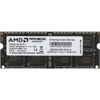 AMD Radeon R5 Entertainment Series 4ГБ DDR3 1600 МГц R534G1601S1S-U