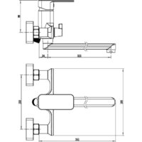 Смеситель Wellerein Drift 21DF31 - Превью изображения №7 — Интернет-магазин ПроЗаказ