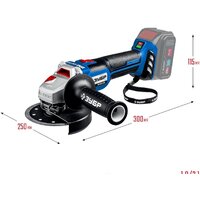 Угловая шлифмашина Зубр Профессионал AB-125 (без АКБ) - Превью изображения №12 — Интернет-магазин ПроЗаказ