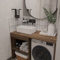  ЗОВ Тумба под умывальник Стамбул 120 S120LAW0LAWWM (аттик) - Превью изображения №4 — Интернет-магазин ПроЗаказ