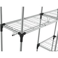 Стойка для одежды Sheffilton SHT-WR15 956168 (черный/хром лак) - Превью изображения №4 — Интернет-магазин ПроЗаказ