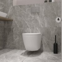 Унитаз подвесной Lauter Vortex 2110830 + GROHE Rapid SL 38721001 с кнопкой (овальная, хром) - Превью изображения №9 — Интернет-магазин ПроЗаказ