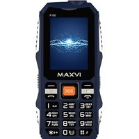 Кнопочный телефон Maxvi P100 (синий) - Превью изображения №2 — Интернет-магазин ПроЗаказ