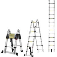 Лестница-трансформер Алюмет DTLH 2.2 (2x7 ступеней) - Превью изображения №2 — Интернет-магазин ПроЗаказ