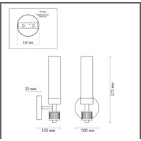 Бра Lumion Kamilla 5274/1W - Превью изображения №2 — Интернет-магазин ПроЗаказ