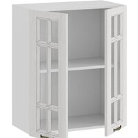 Шкаф навесной Трия Лина 1В6С (белый) - Превью изображения №2 — Интернет-магазин ПроЗаказ