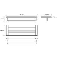 Полка для полотенца Bemeta Organic 157105151 - Превью изображения №2 — Интернет-магазин ПроЗаказ
