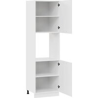 Шкаф напольный Трия Тиана 1П6 (белый/белый супермат) - Превью изображения №2 — Интернет-магазин ПроЗаказ