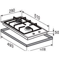 Варочная панель Zigmund & Shtain G 14.3 S - Превью изображения №4 — Интернет-магазин ПроЗаказ