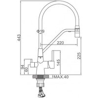 Смеситель Ledeme L4897A-9 - Превью изображения №10 — Интернет-магазин ПроЗаказ