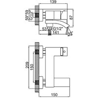 Смеситель Ledeme L73117 - Превью изображения №2 — Интернет-магазин ПроЗаказ