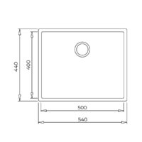 Кухонная мойка TEKA Square 50.40 TG (черный) - Превью изображения №2 — Интернет-магазин ПроЗаказ
