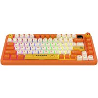 Клавиатура Ajazz AK820 Max (оранжевый/белый, Ajazz Avocado) - Превью изображения №4 — Интернет-магазин ПроЗаказ