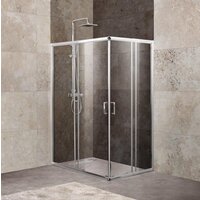 BelBagno UNIQUE-AH-2-100/115-75/90-P-Cr (рифленое стекло)