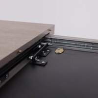 Кухонный стол Мамадома Leonel-130 раздвижной 130-165х85 (бежевый камень-hpl/капучино) - Превью изображения №16 — Интернет-магазин ПроЗаказ