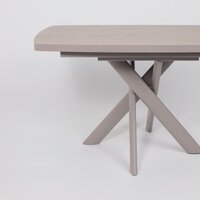 Кухонный стол Мамадома Leonel-130 раздвижной 130-165х85 (бежевый камень-hpl/капучино) - Превью изображения №11 — Интернет-магазин ПроЗаказ