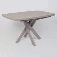 Кухонный стол Мамадома Leonel-130 раздвижной 130-165х85 (бежевый камень-hpl/капучино) - Превью изображения №7 — Интернет-магазин ПроЗаказ