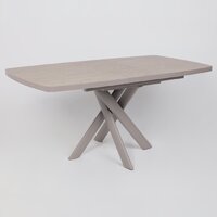 Кухонный стол Мамадома Leonel-130 раздвижной 130-165х85 (бежевый камень-hpl/капучино) - Превью изображения №17 — Интернет-магазин ПроЗаказ