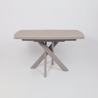 Кухонный стол Мамадома Leonel-130 раздвижной 130-165х85 (бежевый камень-hpl/капучино) - Превью изображения №18 — Интернет-магазин ПроЗаказ